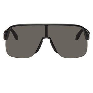 Brand new Alexander McQueen black shield sunglasses